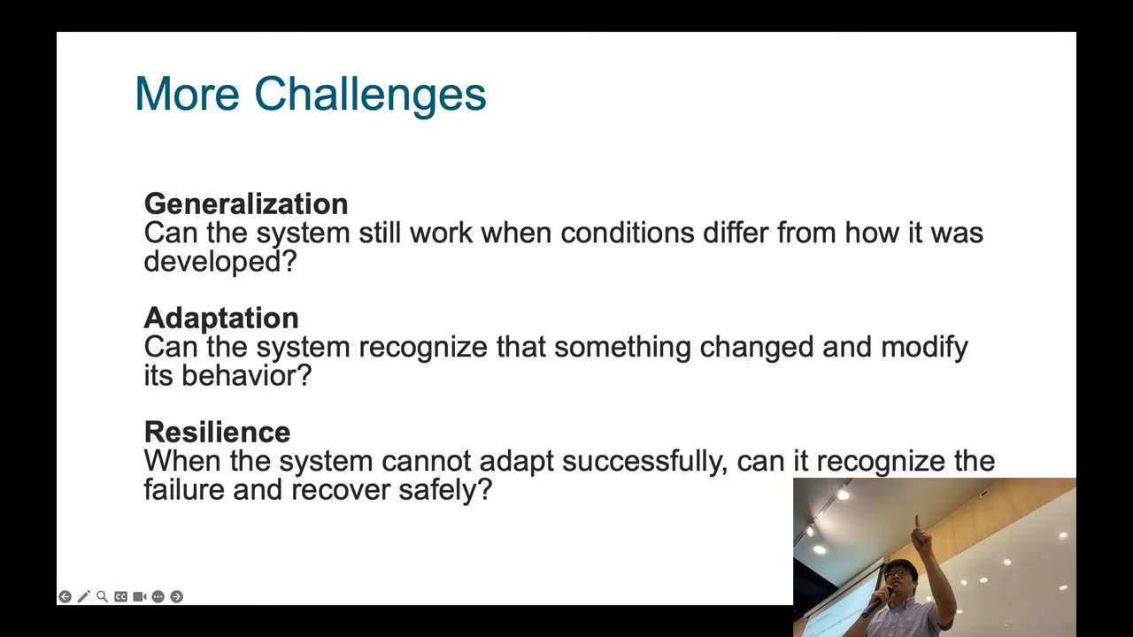 Generalization adaptation resilience failure