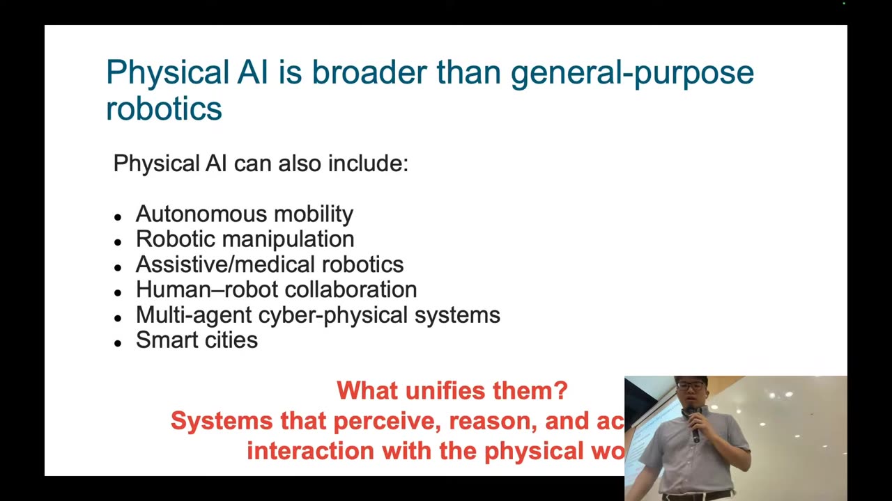 Physical AI is broader than general-purpose robotics