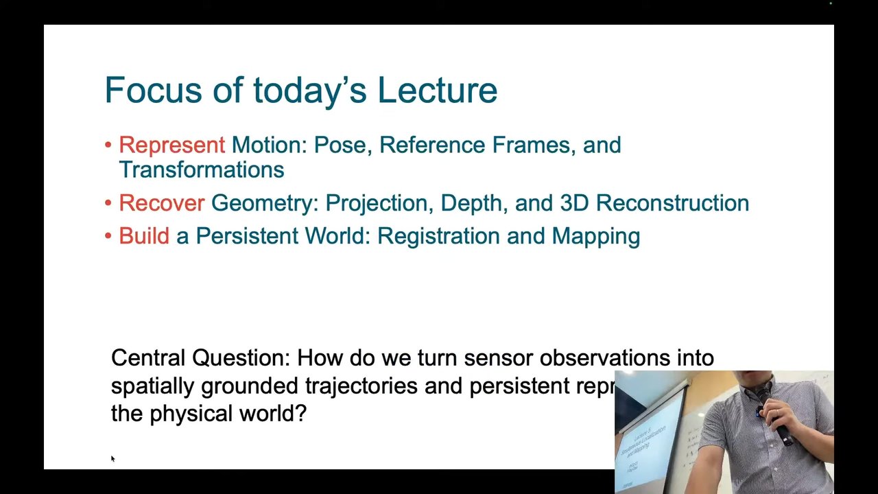 Focus of today's Lecture